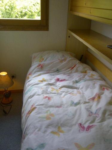 Bunk beds located in an alcove